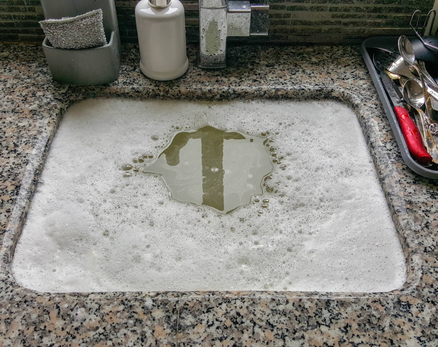 clogged kitchen sink Hamilton