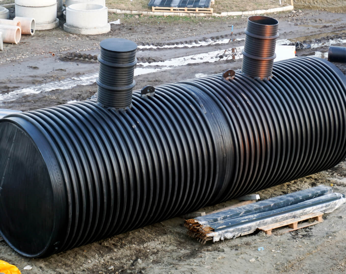 replacing an old septic tank in Mississauga