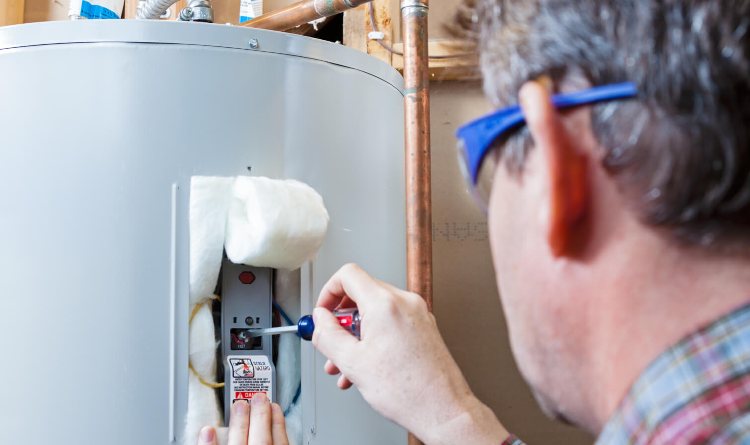 Vaughan electric water heater tank repair