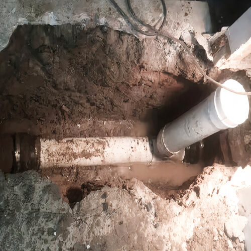 Réparation de drain de sous-sol