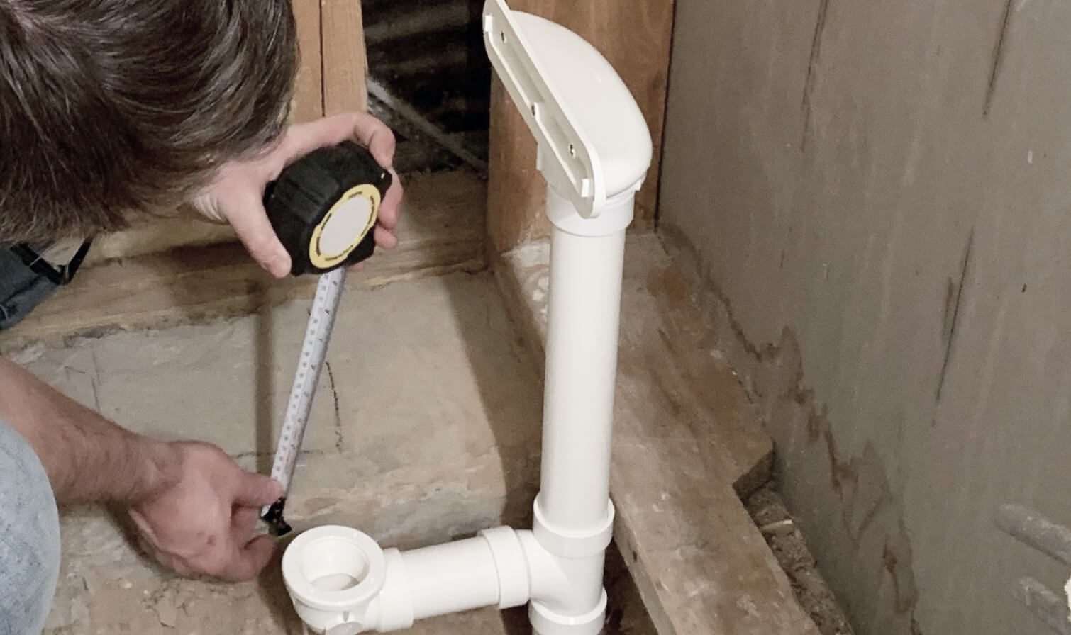 installing new tub drain and overflow