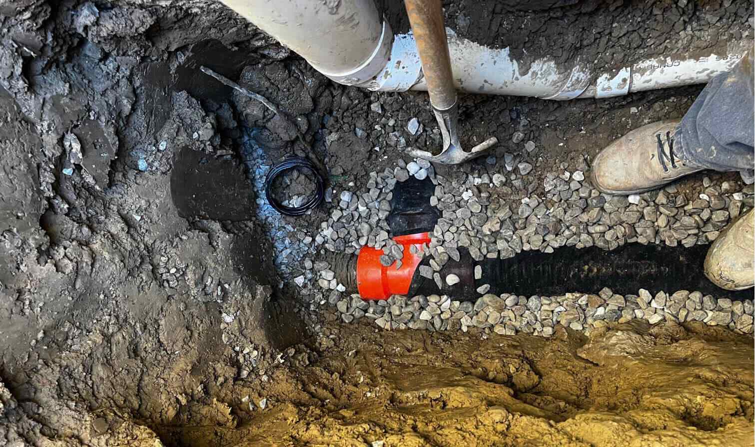 repair footing drains