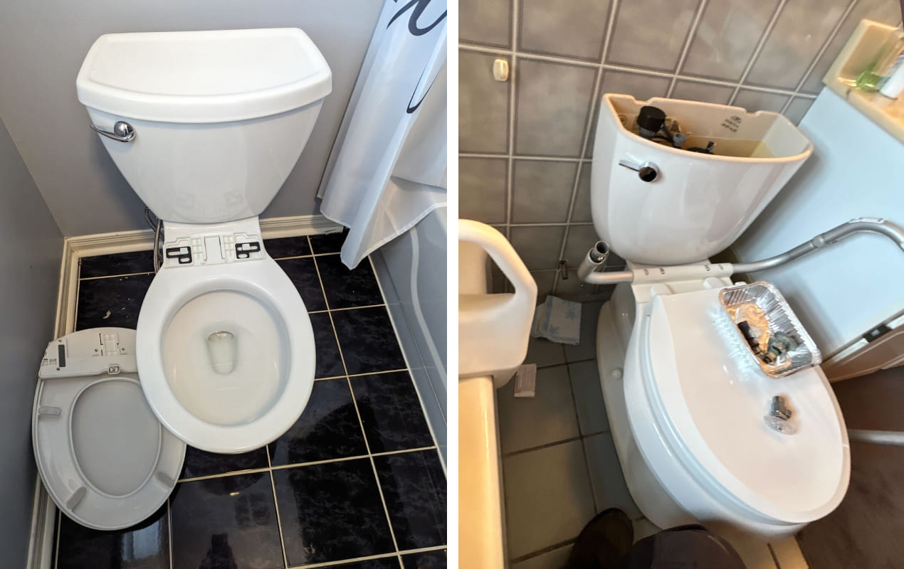 repair toilet