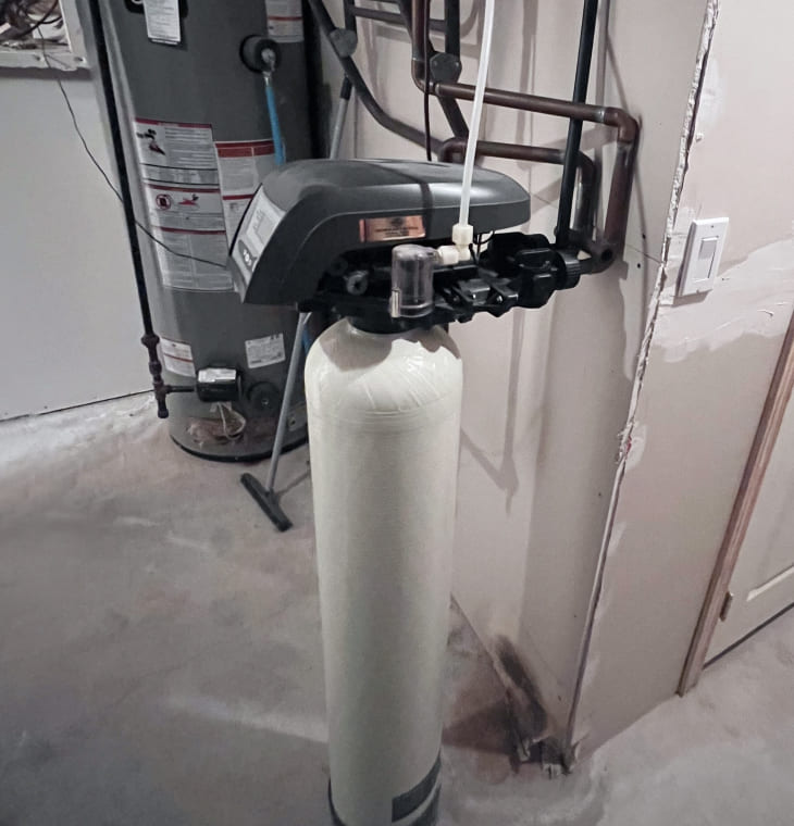 installation of water softener