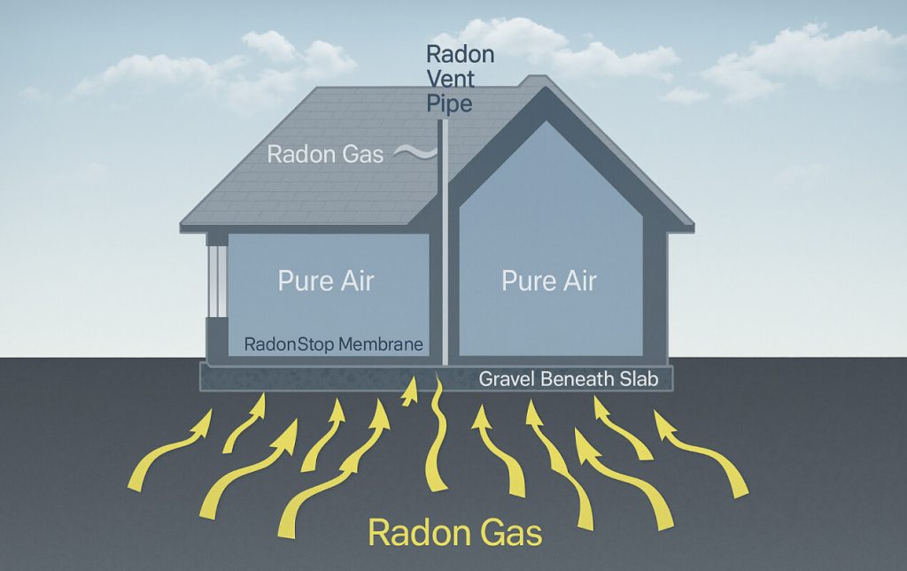 Home radon test to ensure a safe living environment
