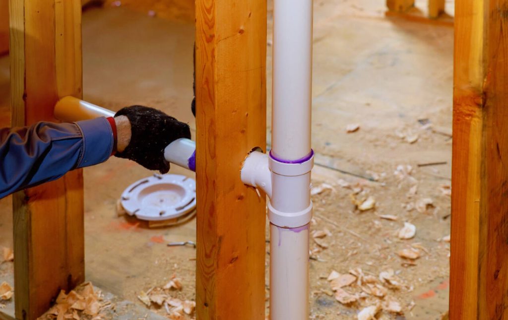 Plumbing rough-in to ensure smooth future installations
