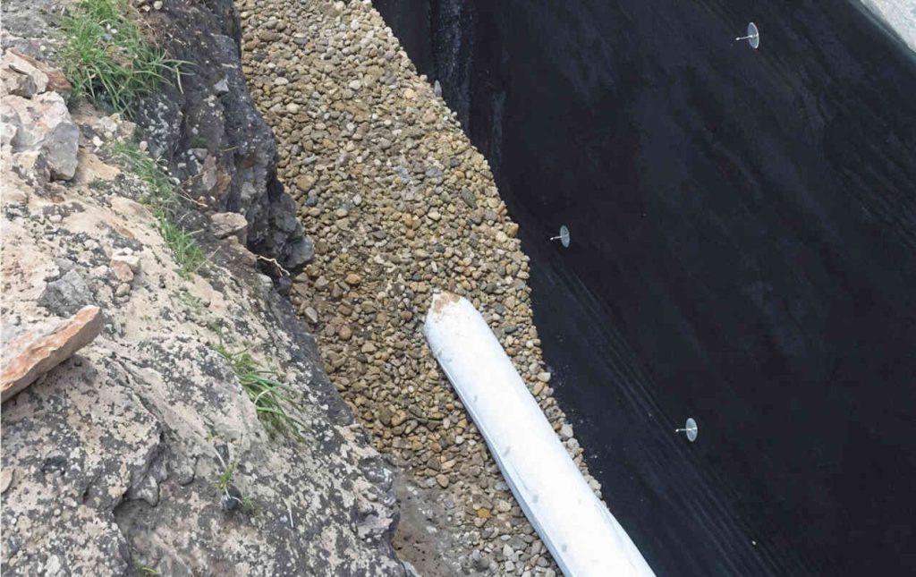 Prevent water infiltration with our foundation waterproofing solutions