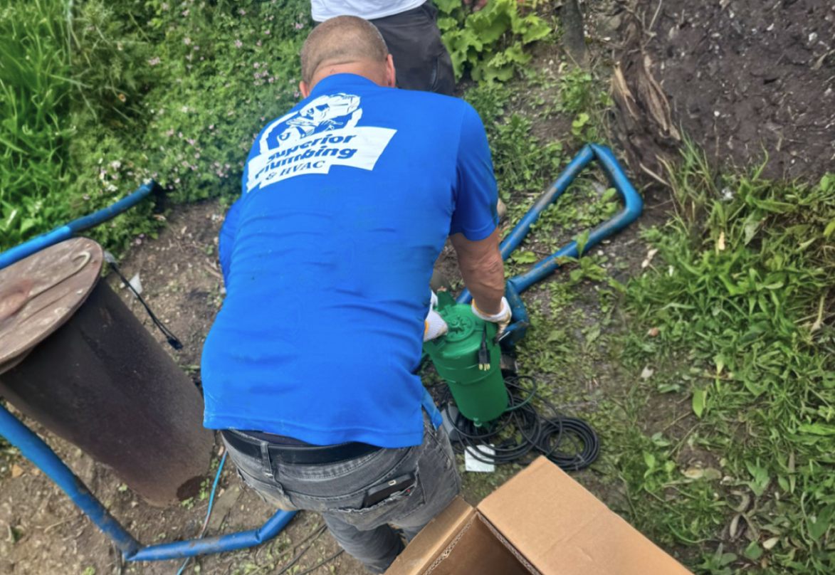 ejector pump with our plumber