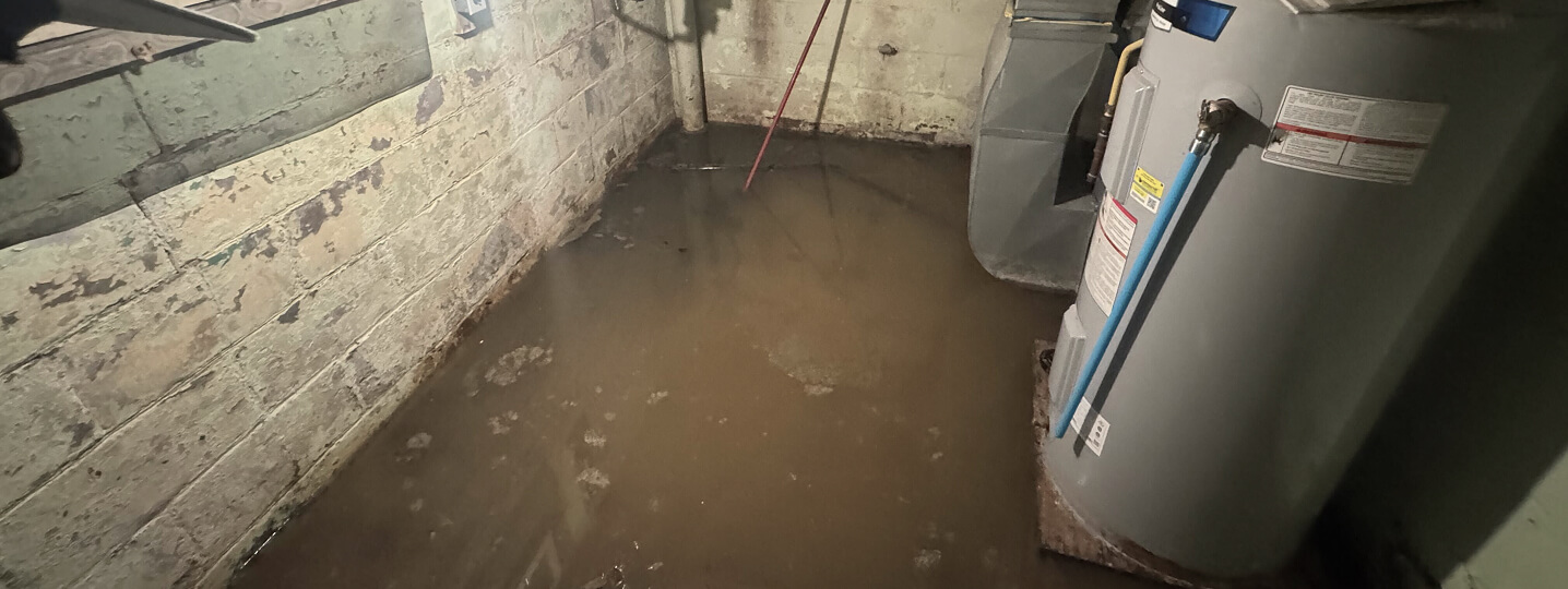 Flooded basement