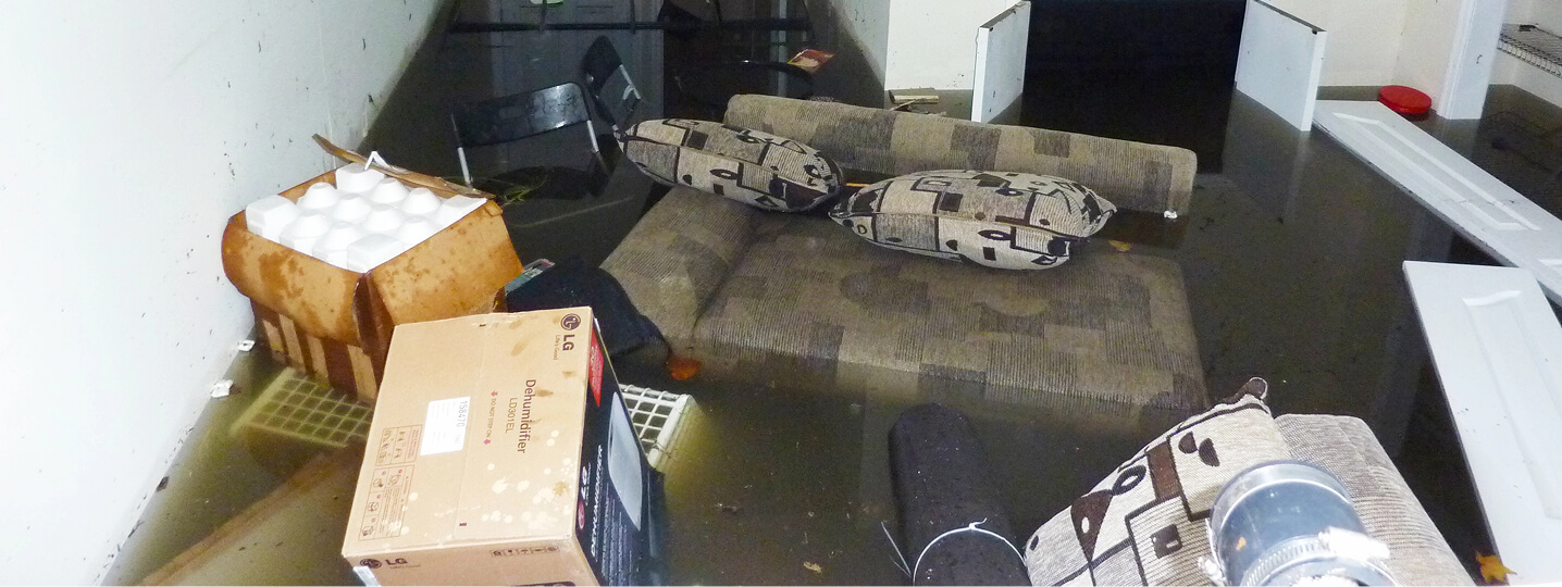 Flooded basement