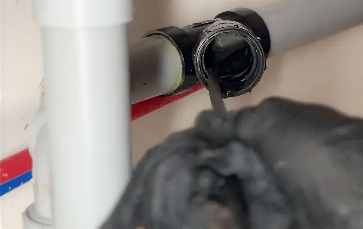 Professional pipe junction maintenance for Drain Cleaning local by Superior Plumbing & Heating.