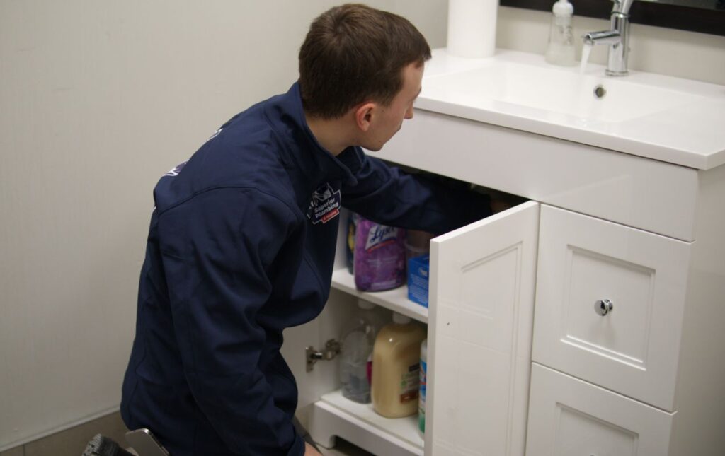 Black ABS plumbing system maintenance for Drain Cleaning local by Superior Plumbing & Heating.