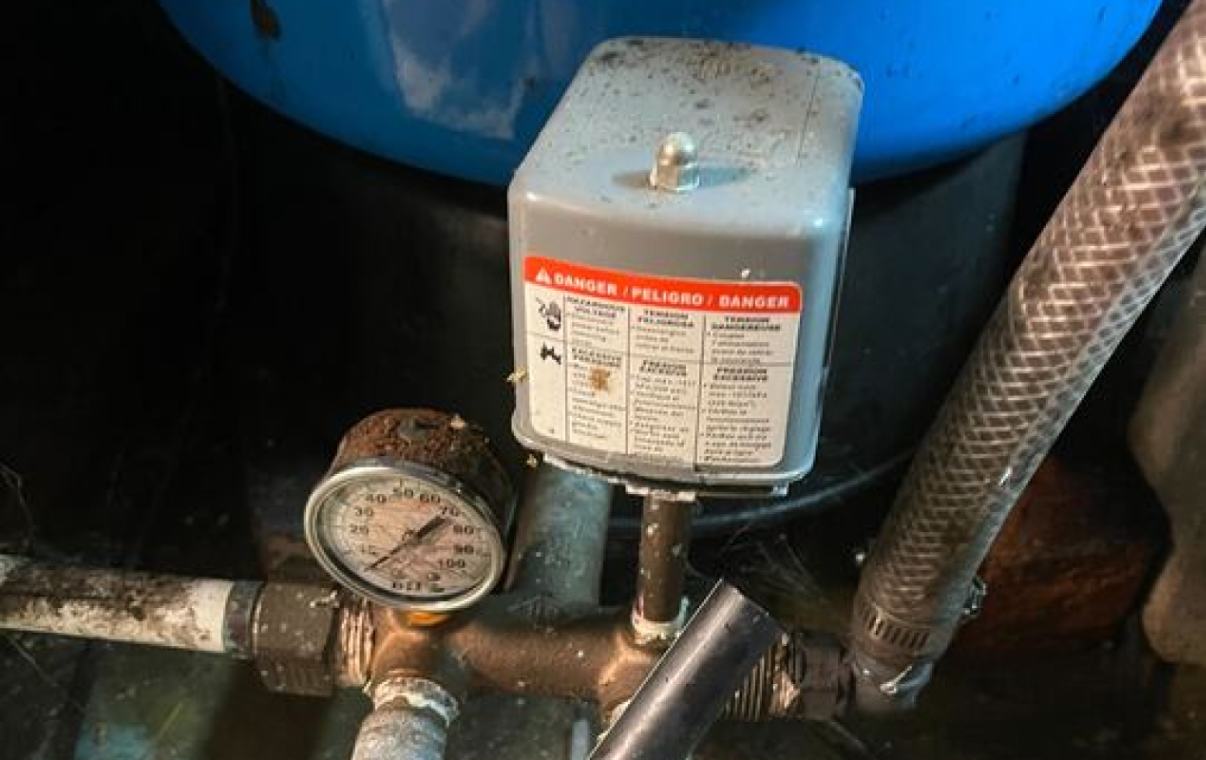 Pressure switch box fix for well pump repair local by Superior Plumbing & Heating.
