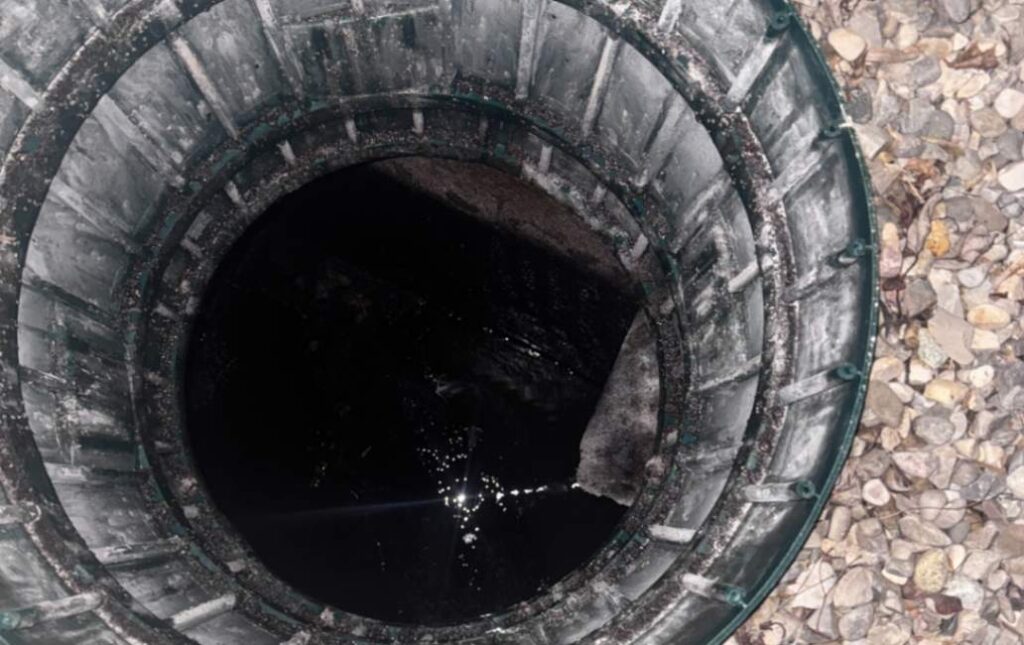 Clean corrugated basin ready for Sump pump replacement local by Superior Plumbing & Heating.