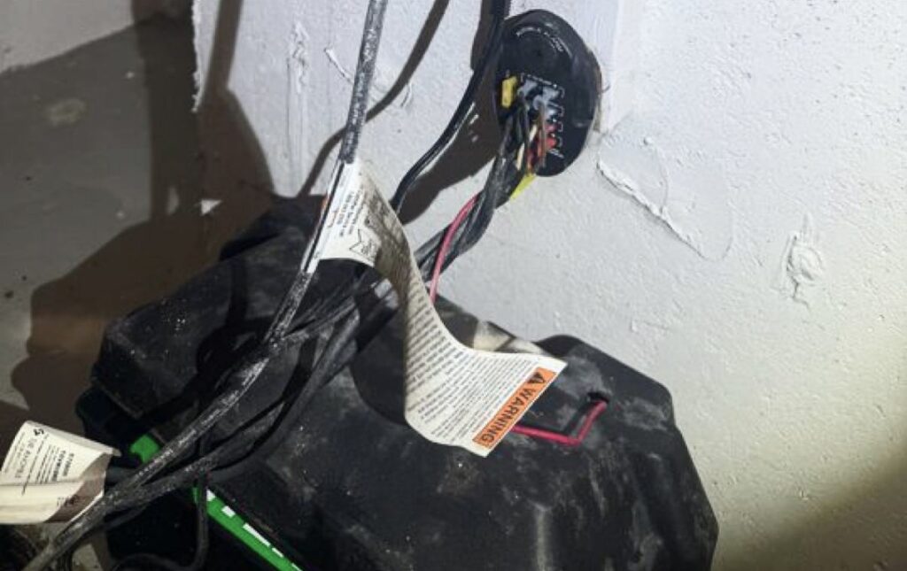 Battery backup and control unit for a reliable sump pump repair local by Superior Plumbing & Heating.