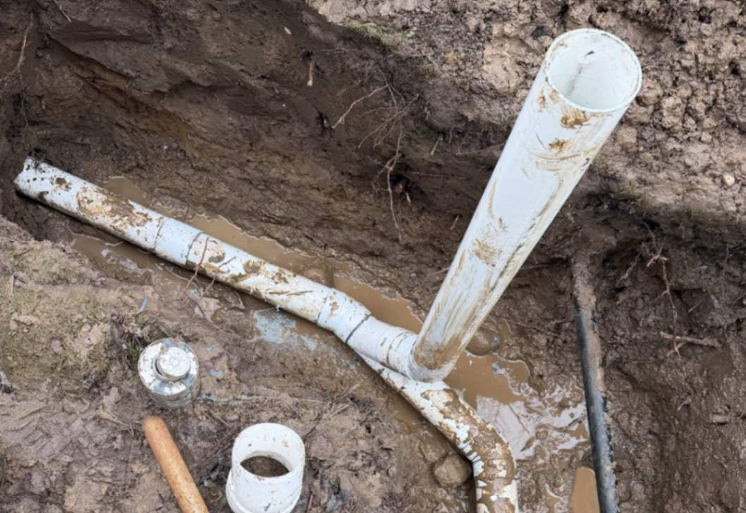Main water line repair