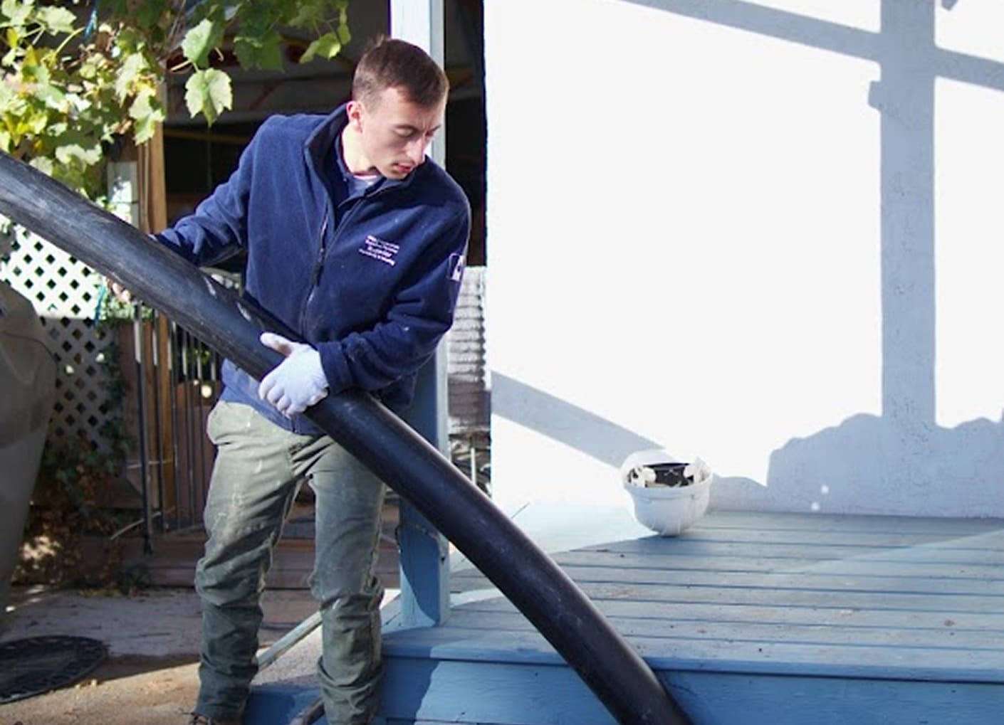 Main water line repair