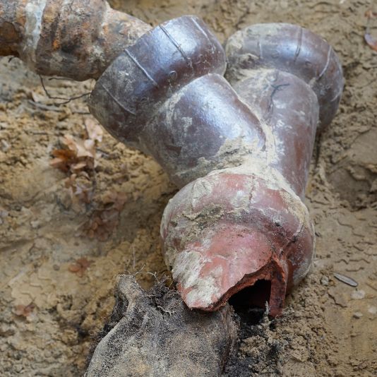 Collapsed Pipe