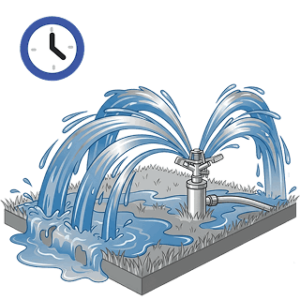 Sprinklers running too long