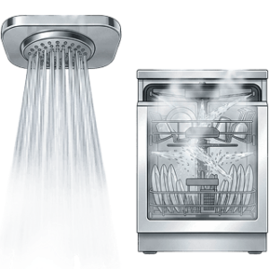 High water usage at the same time