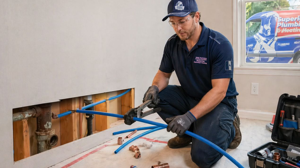 Expert whole house repiping