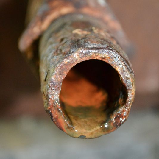 Leaking Corroded Pipe