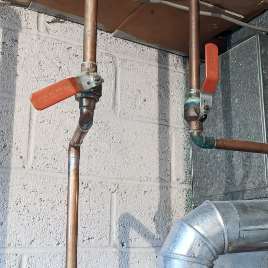 The Shut-Off Valves Are Partially Closed