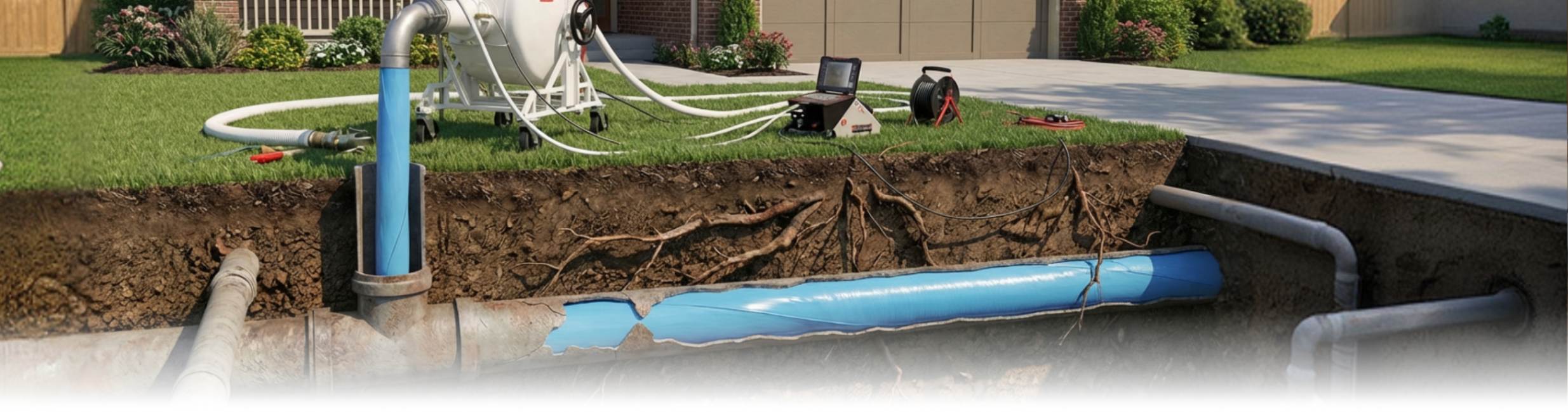 It smells like a sewer; the woman covers her nose