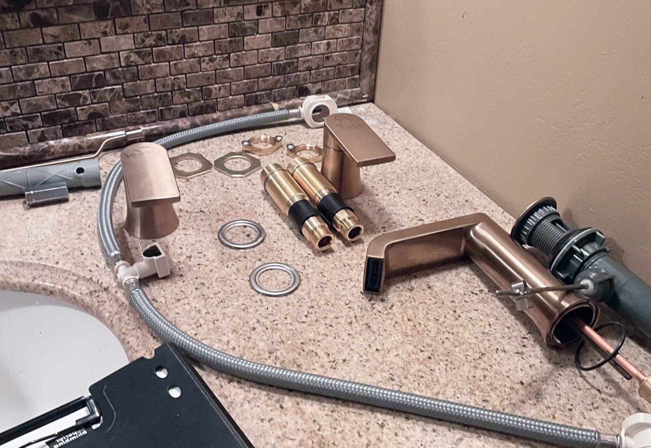 faucet installation