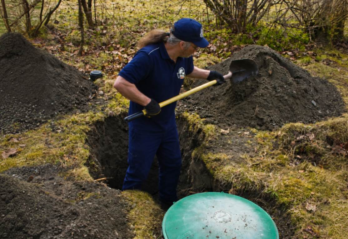 replacing an old septic tank in Guelph