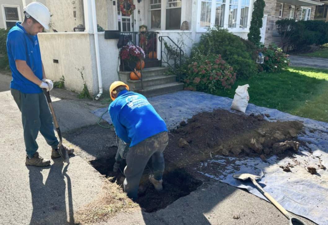 sewer drain pipe installation Newmarket