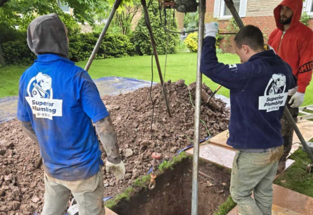 sewer drain pipe installation Oakville
