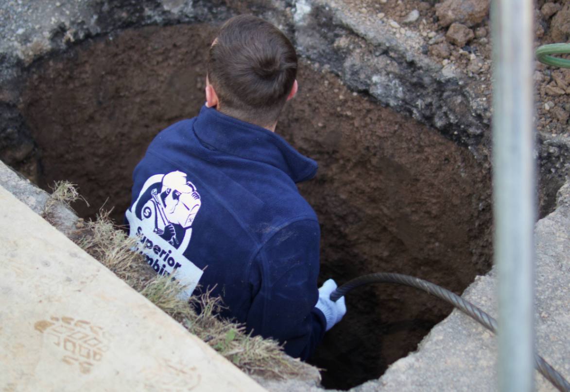 sewer drain pipe installation Innisfil