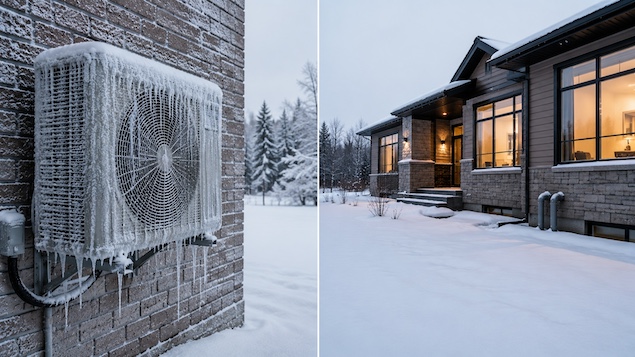 air source vs geothermal heat pump winter
