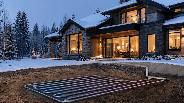 Geothermal heating system