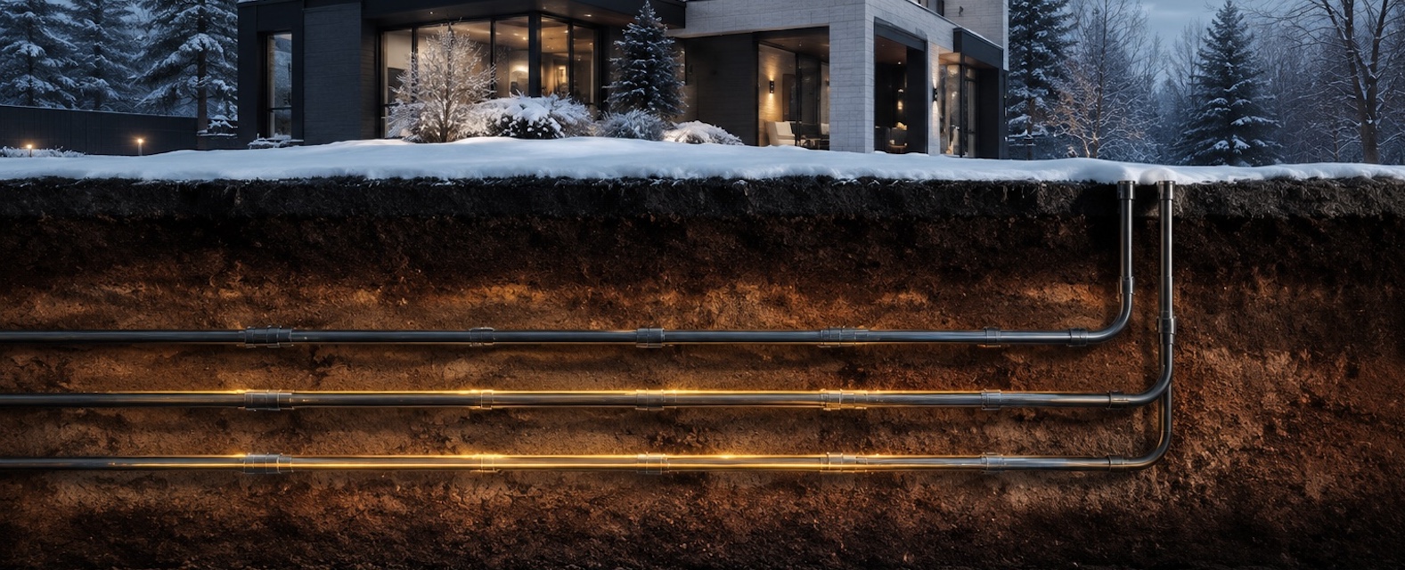 Geothermal heating system