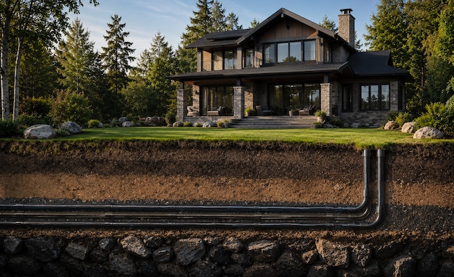 Geothermal heating system