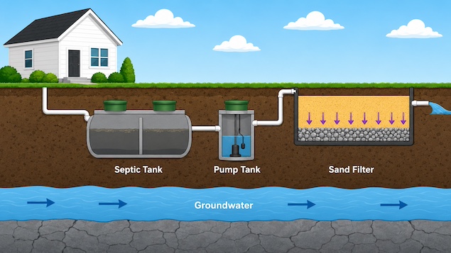 Sand Filter Septic System